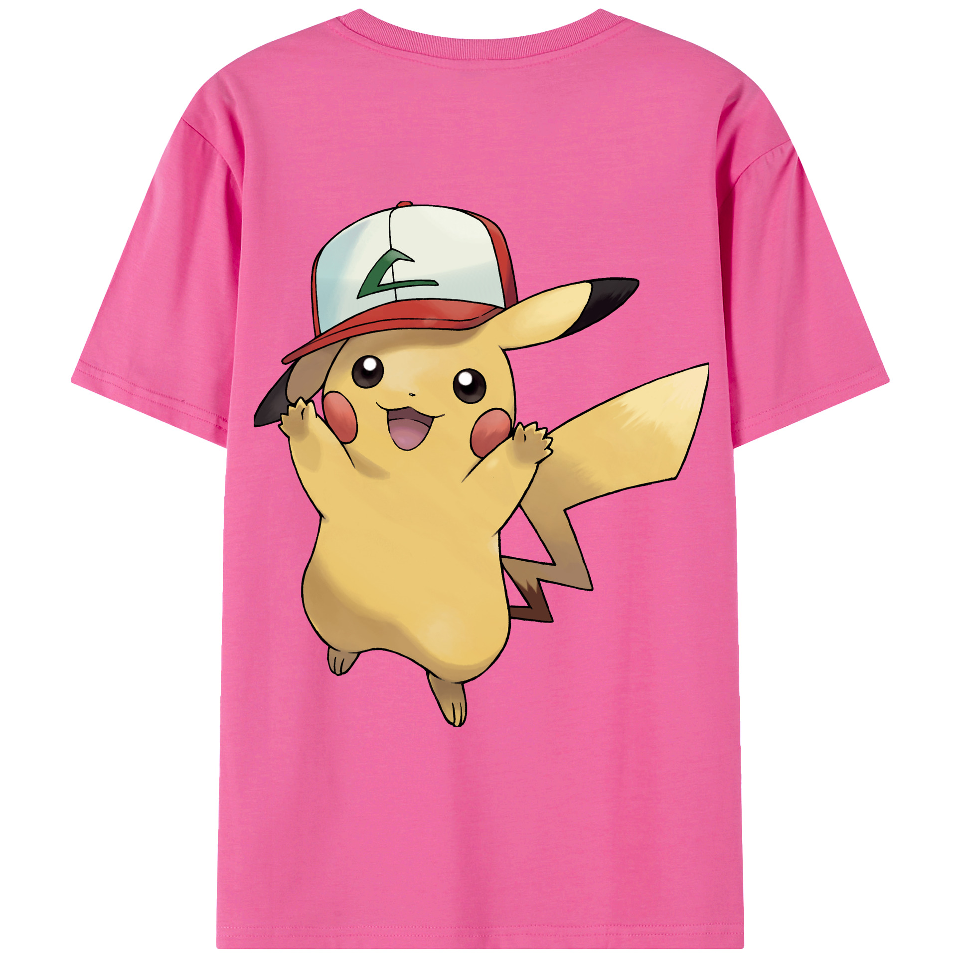 （画像用） ポケットモンスター Pokémon レディース半袖Tシャツ(バックプリント)